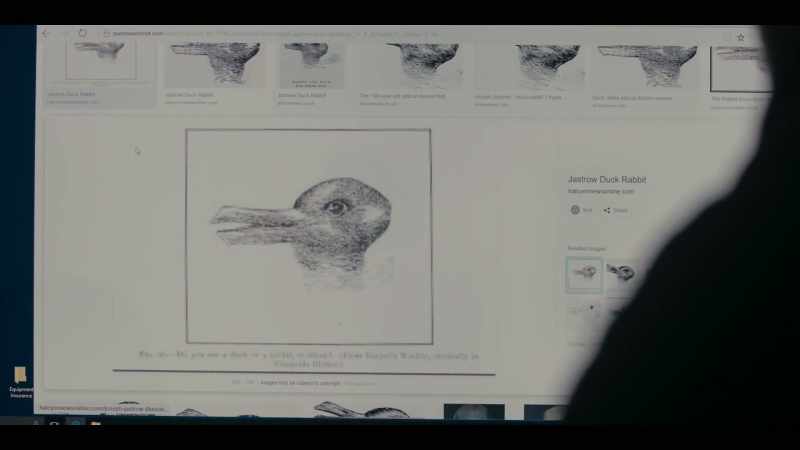 So he concluded that what we see