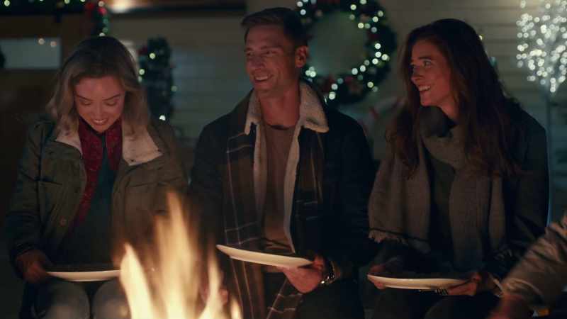 So they cooked holiday dinner over an open fire