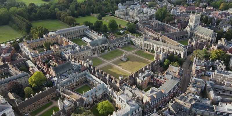 So my dad received an offer to study at Cambridge University