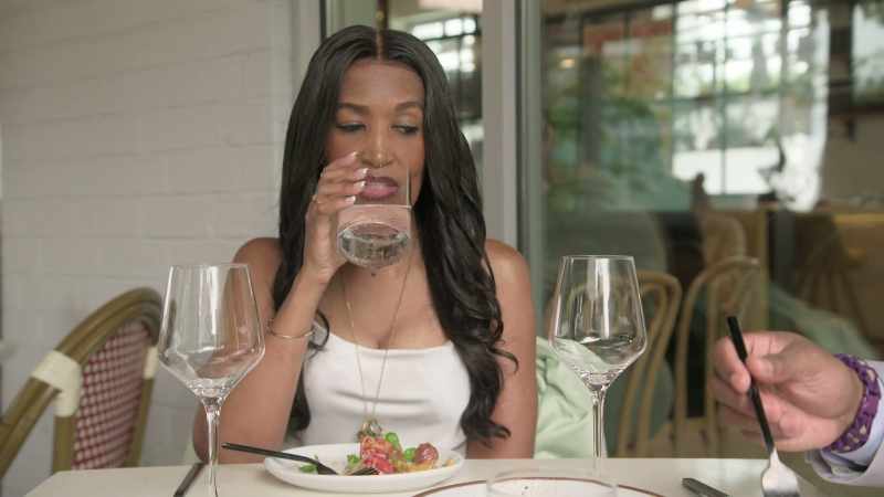 So do you drink? I'm not seeing you ordering any…