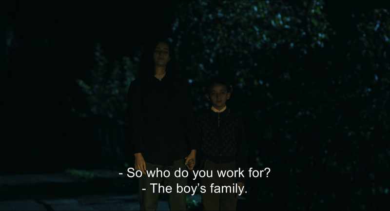 So who do you work for? - The boy's family