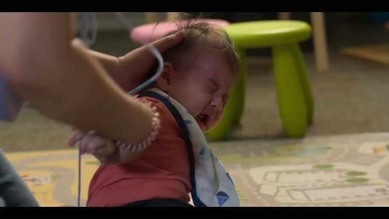 So for example, we might see a baby cry