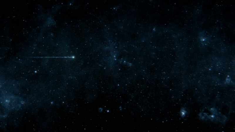 So fast that those little radiation particles come by Pluto and make it all the way