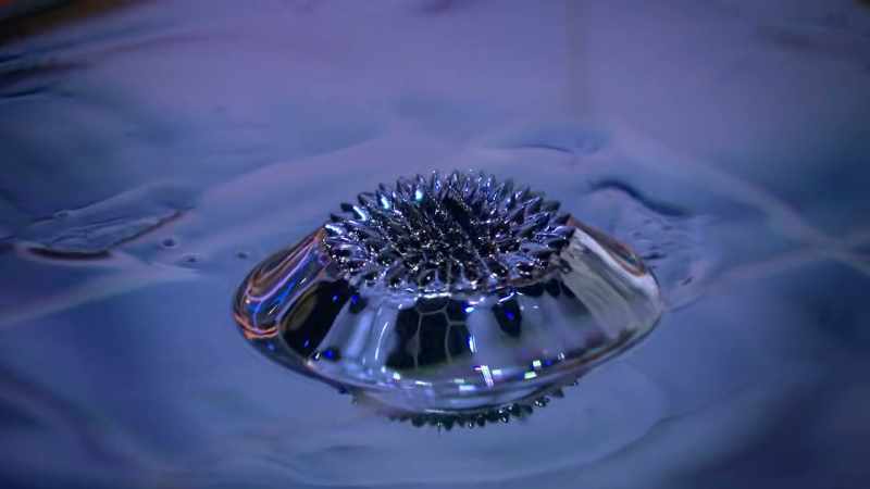 So, ferrofluid is from the word ferro, which is for iron