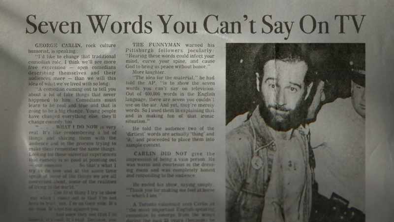 So, George Carlin was not guilty