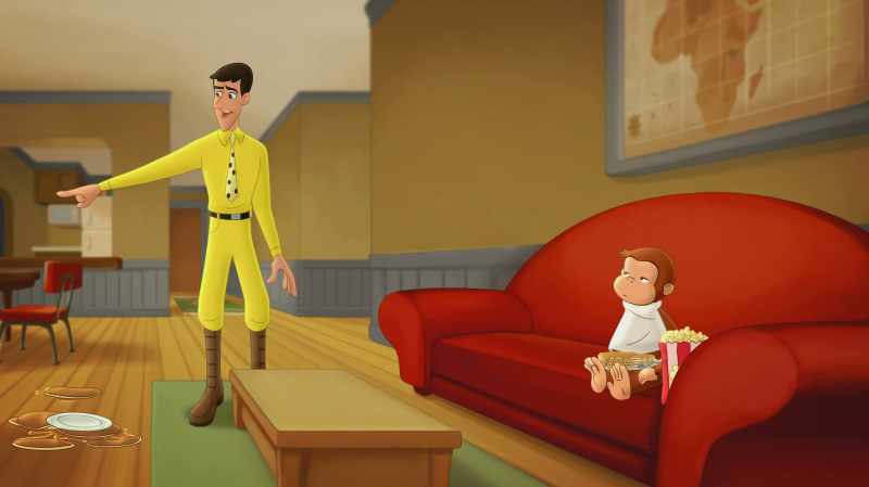 So, George is in Simiana and I didn't break my monkey!