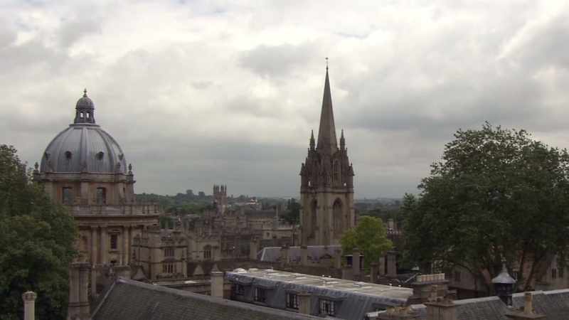 So she goes off to Oxford, does incredibly well