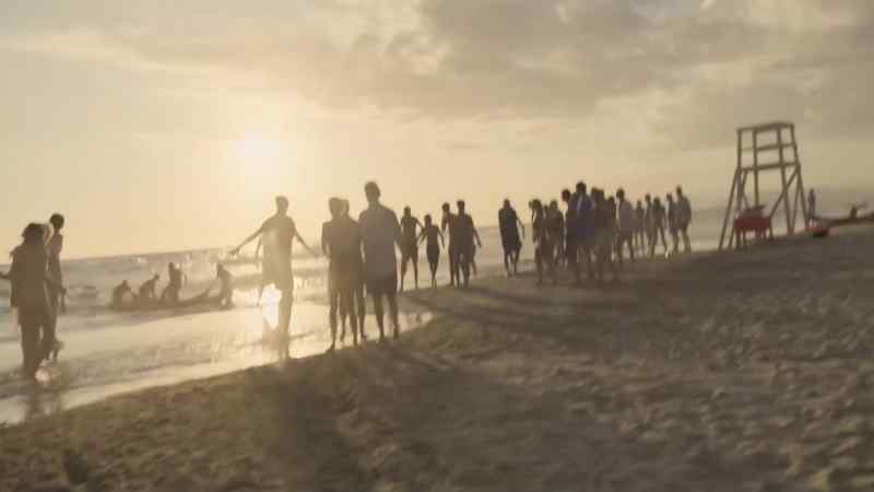 So they got him into the boat and rowed him back to the shore