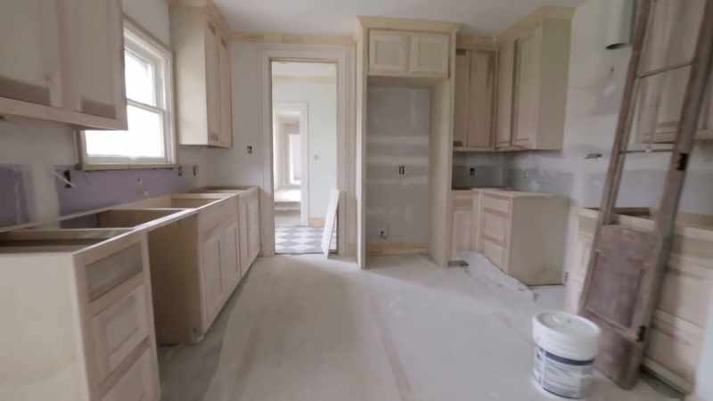 So my gut is saying to carry that tile into the kitchen