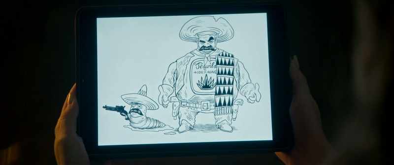 So, you have Tequila, and then he's got his pet worm right there