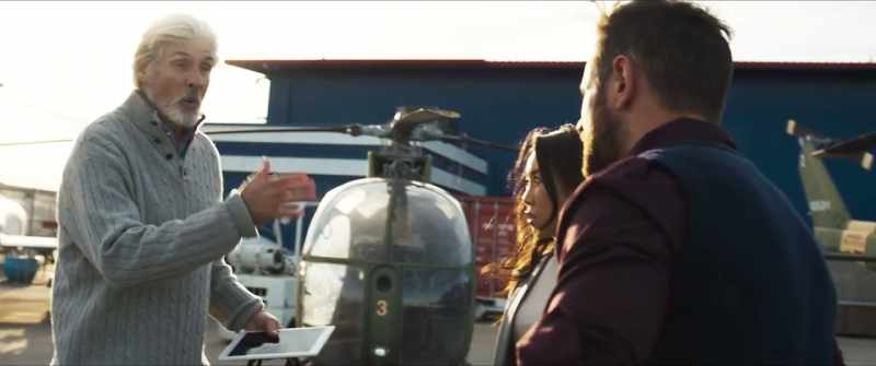 So when he confronts Mecha-Ape, they're going to peek