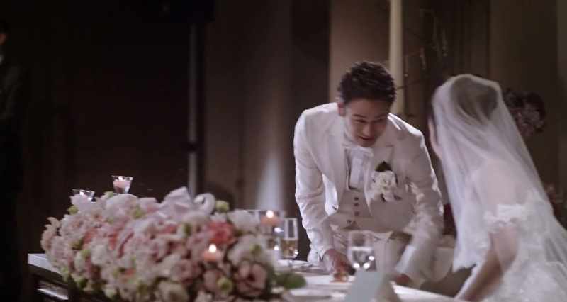 So how did the bride and groom meet?