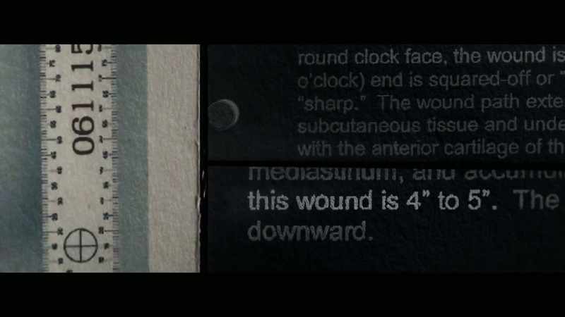 So how do you stab a victim three times?