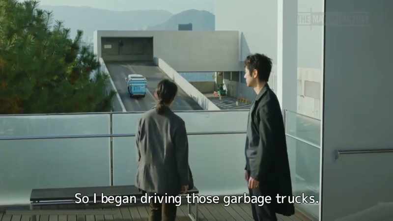 So I began driving those garbage trucks