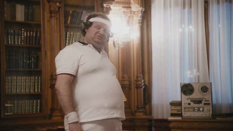 So I got him the job as the projectionist
