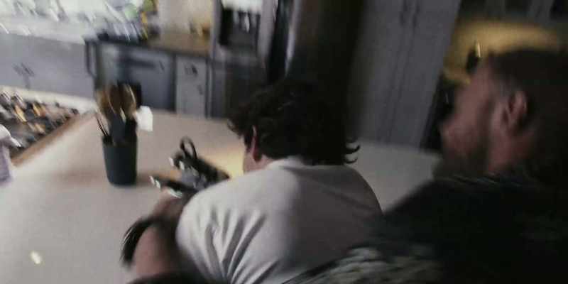 So I grabbed a knife and I sho