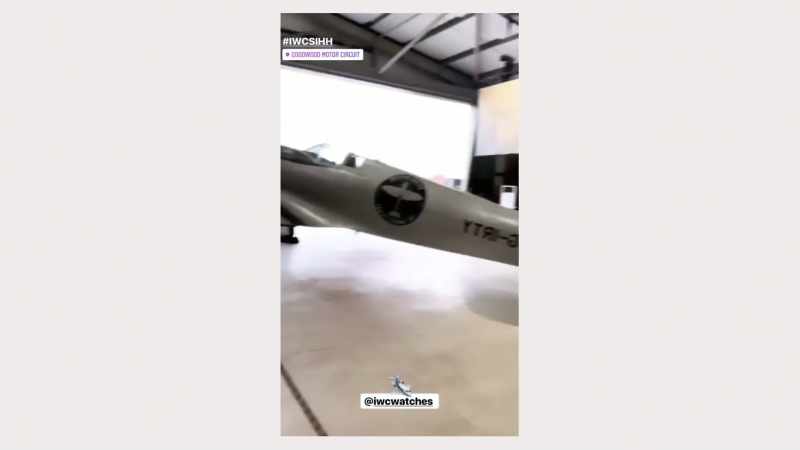 So I just got to the hangar here