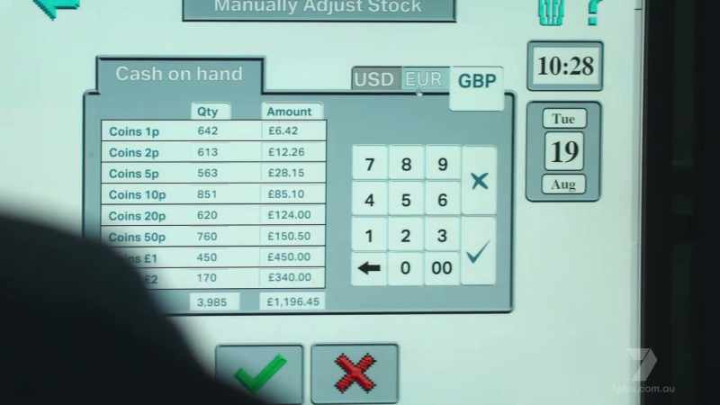 So, if I start by adjusting this from sterling to Euros
