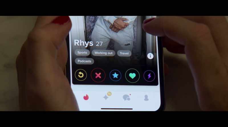 So I was swiping. And then this guy comes up