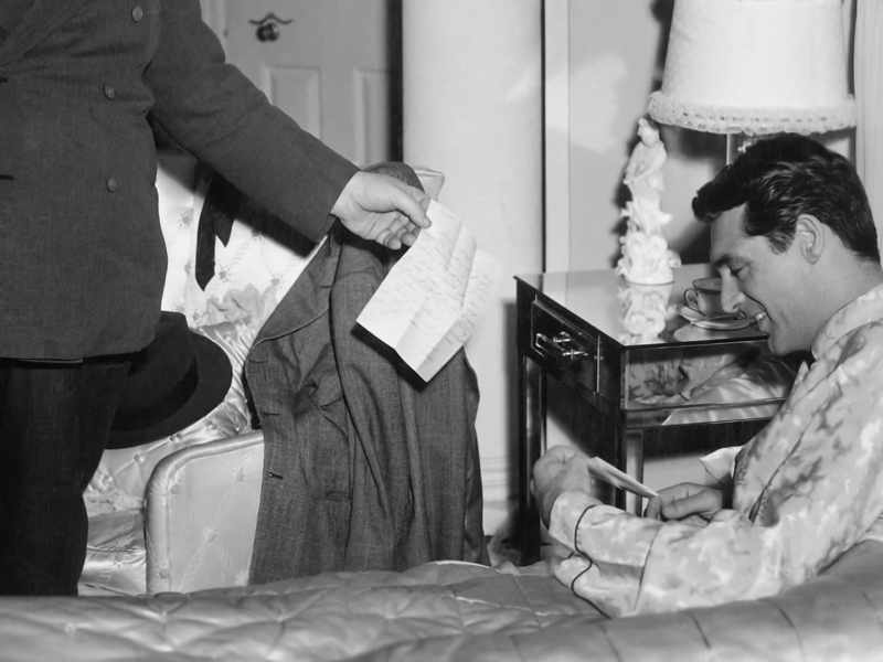 So I think he recognized the Archie Leach in Cary Grant