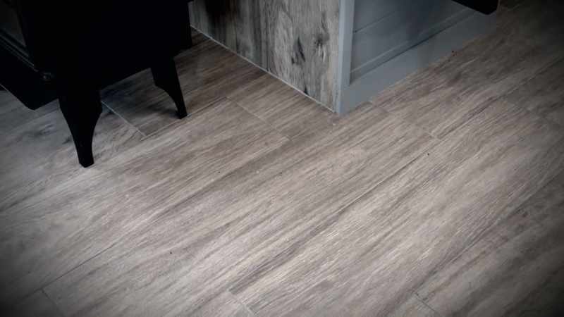 So I think this wood-look tile is gonna be