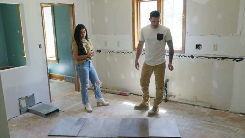 So I thought that vinyl tile would be a great option for them