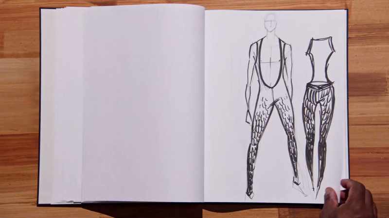 So I'm going to create a bodysuit, plus a detachable skirt