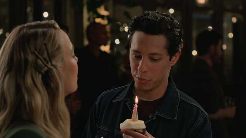So I'm going to blow this candle out