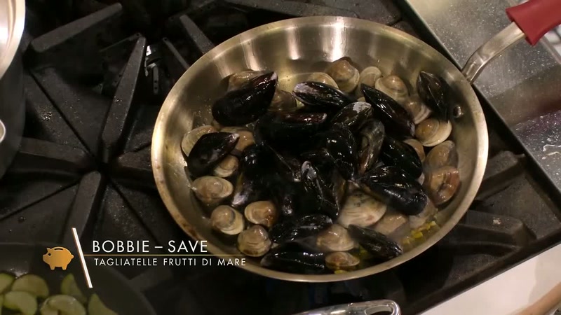 So I'm making tagliatelle frutti di mare