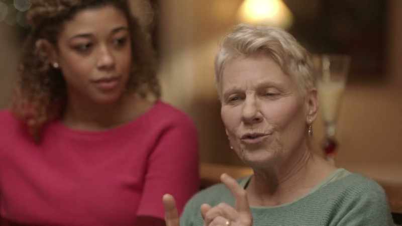 So in this movie, Ruth was playing a mother