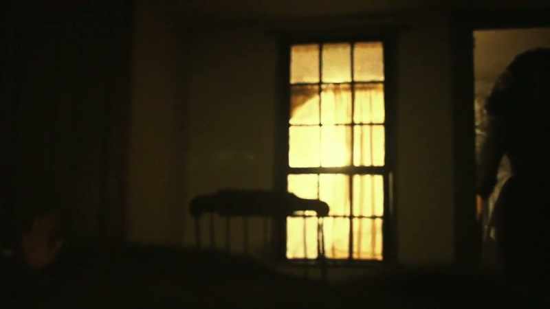 So, in our doorway I could see a shadow