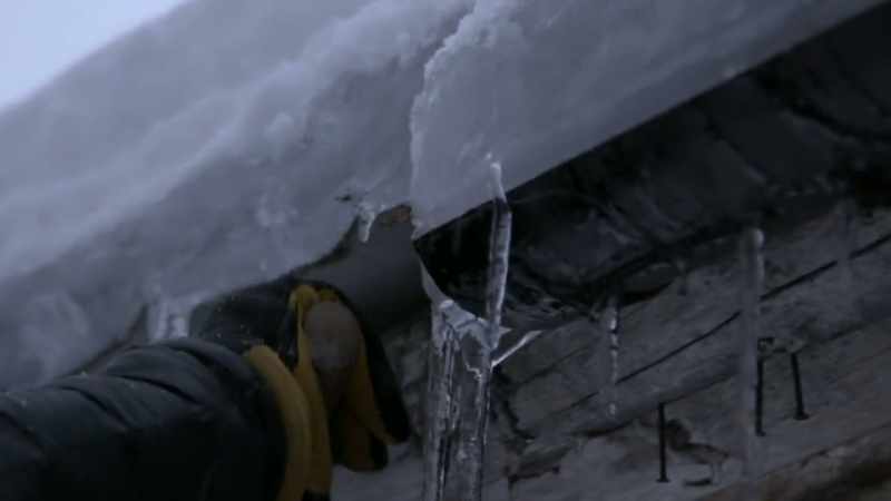 So in the deep winter you can actually see ice forming on
