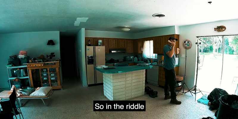 So in the riddle he sent you