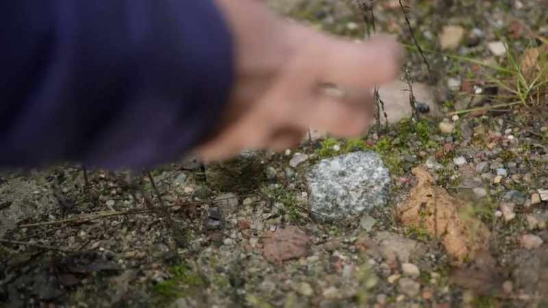 So this is a clear square block of granite