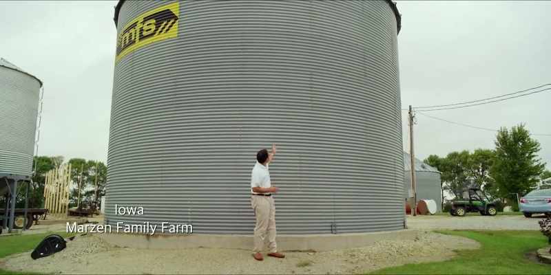 So this is a grain storage bin