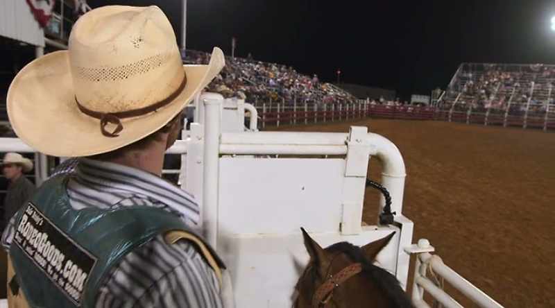 So, it is time now to go to the saddle bronc riding