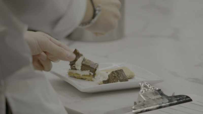 So it's light, it's fresh, but chocolate is a little bit thick