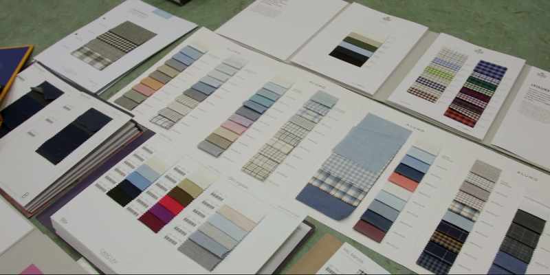 So it's that wonderful process of choosing the fabric