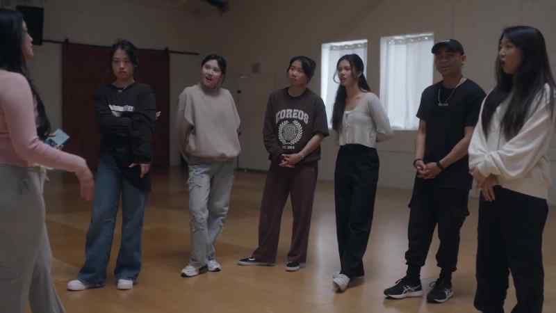 So my job was to make the choreography for it