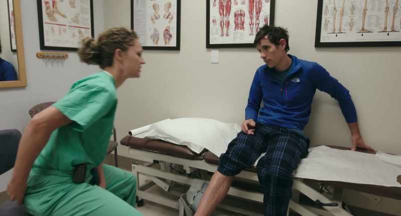 So, you know, we say ankle sprain, but more or less an ankle sprain