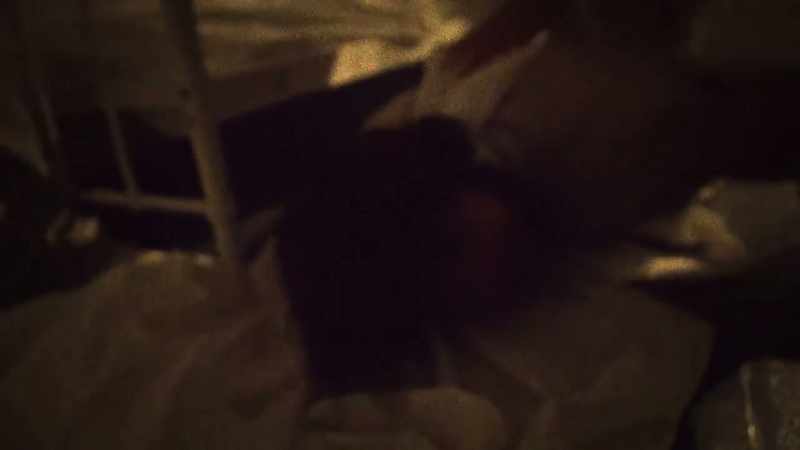 So, they laid him down on the floor