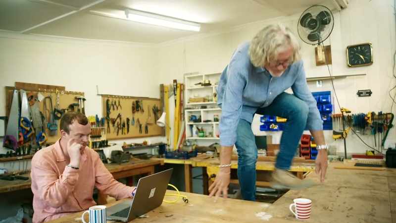So, let's imagine you're at your desk.Yes