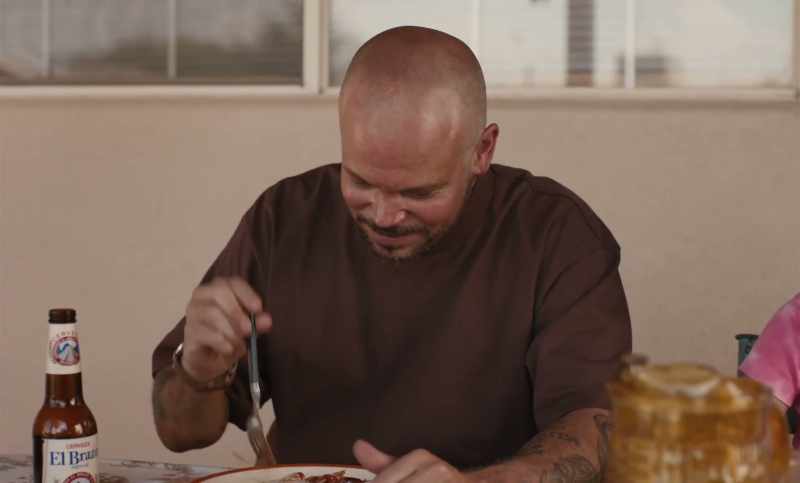 So, let's see who can eat this pasta the fastest
