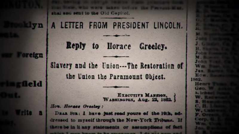 So Lincoln did write