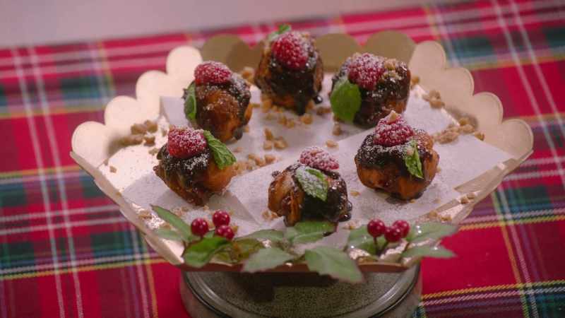 So we made fried donut holes