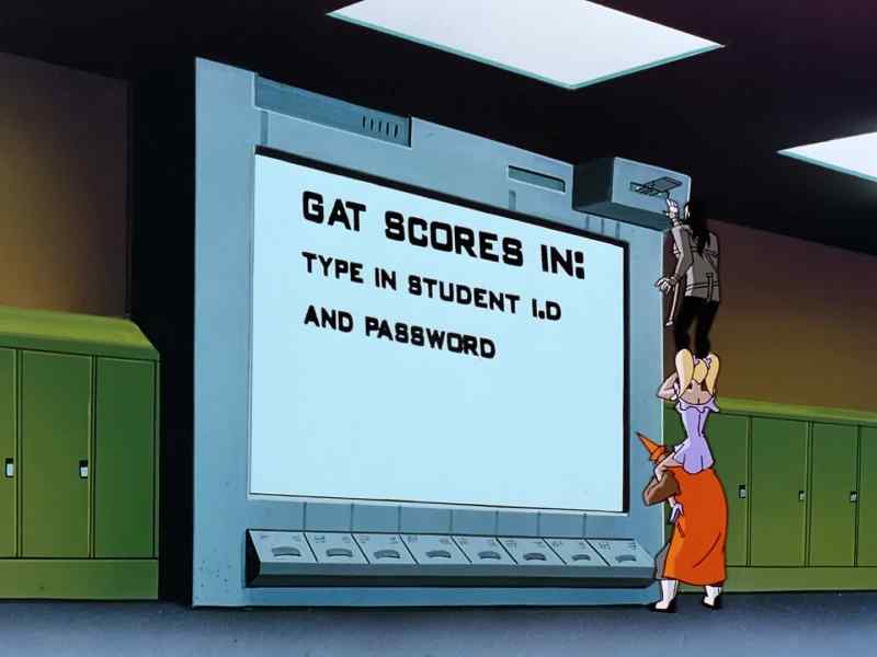 So much for the GAT scores