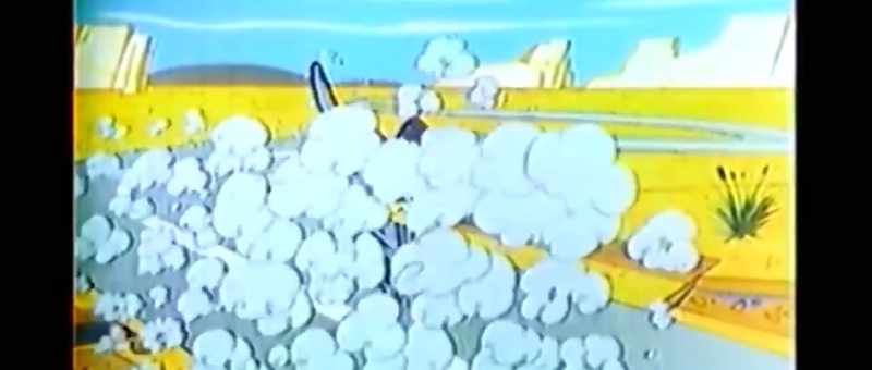 So naturally, it was cartoons