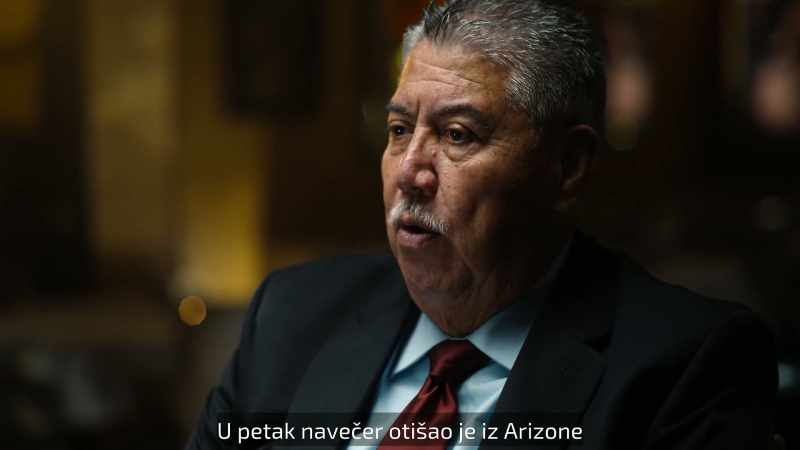 So, on Friday evening, he left Arizona