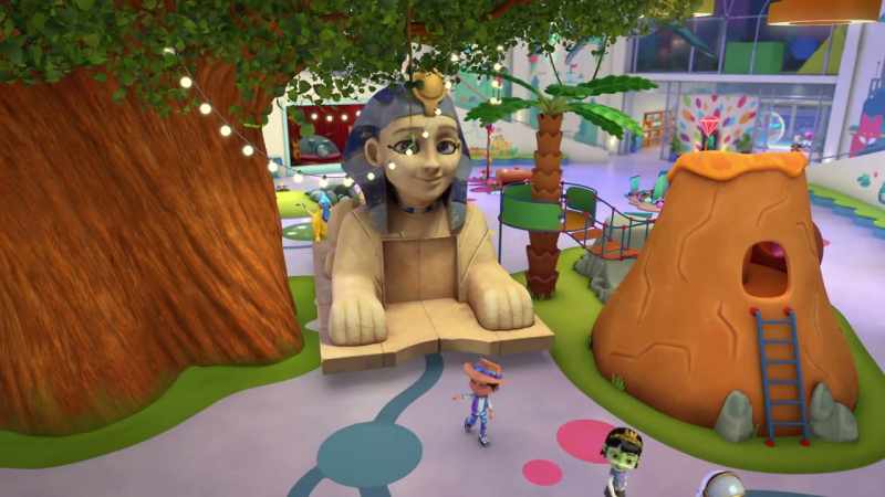 So over there is Ida the Knight. She's super brave and friendly