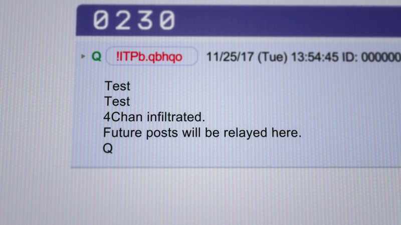 So when Q switched from 4chan to 8chan